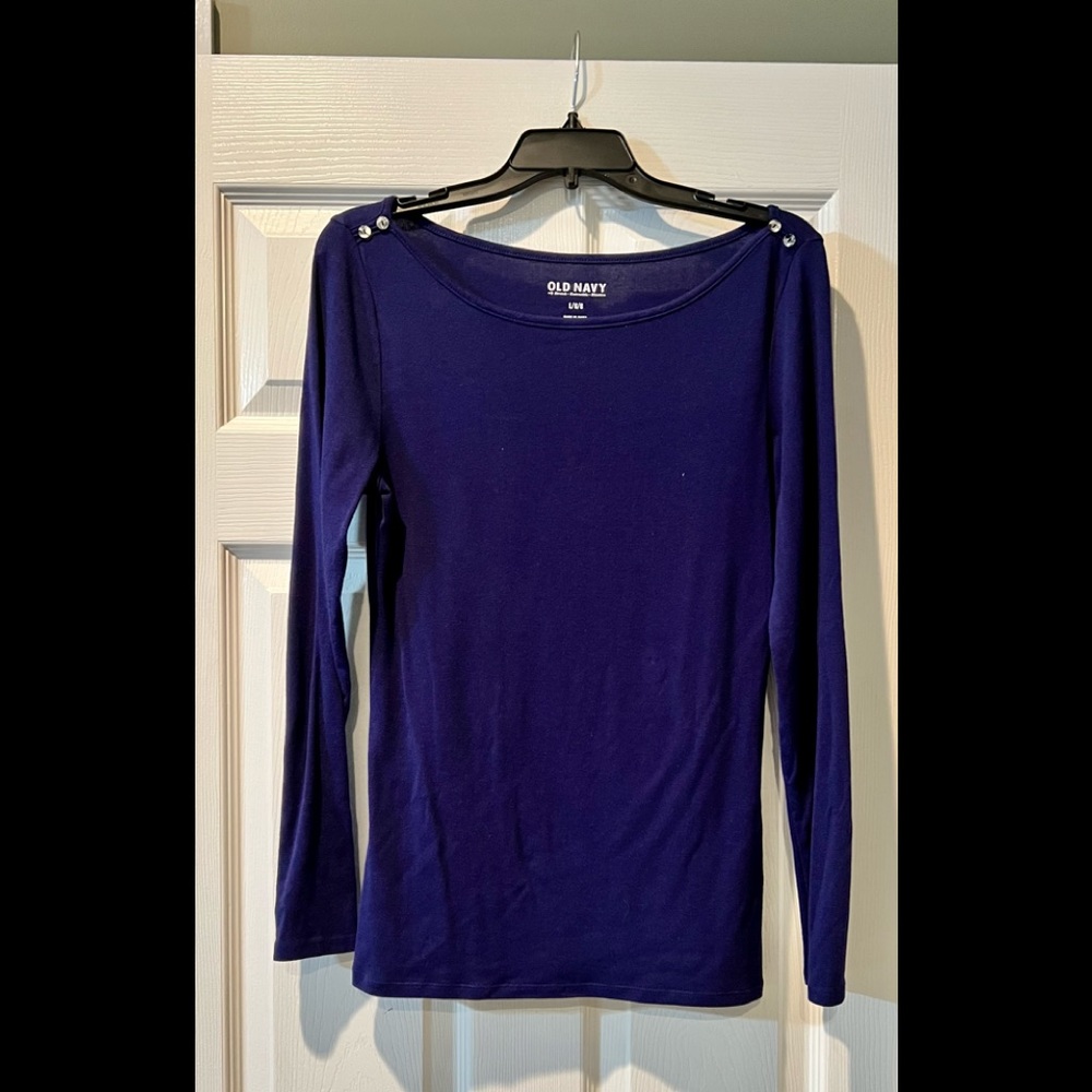 Old Navy - long sleeved Size L, Deep Ink Blue
